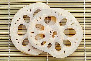 Lotus root vegetable, Japanese renkon