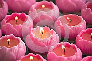 Lotus Shaped Candles