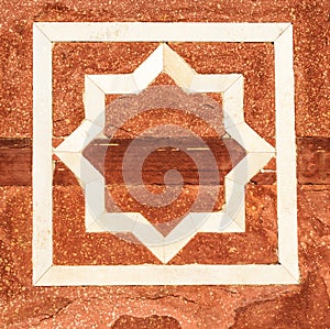 Lotus star decoration of Humayun's tomb, New Delhi