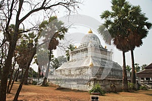 The Lotus Stupa is one of the unique features of Wat Wisounrat is the Watermelon Stupa, known as That Makmo.