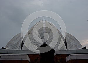 Lotus Temple, BahÃ¡`i Temple or Baha`i House of Worship in New Delhi, India