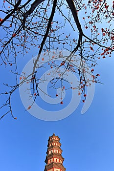 The lotus tower, a old building of Guangzhou,china