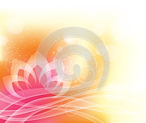 Lotus yoga background