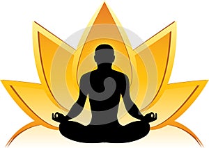 Lotus yoga logo