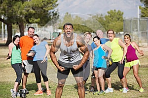 Loud Boot Camp Fitness Trainer