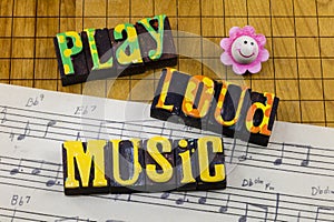Loud music musical sound entertainment rock noise musician performer