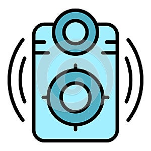 Loud speaker icon vector flat