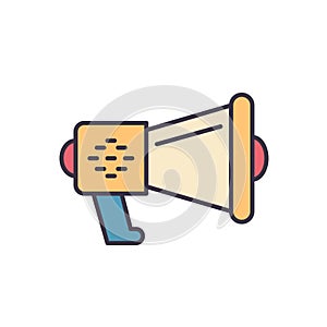 Loud Speaker related vector icon