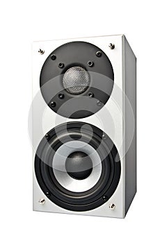 Loud speakers. Isolated on white