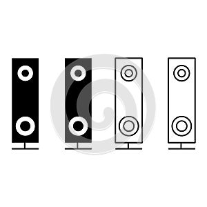 Loudspeaker icon, illustration