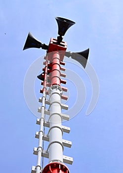 Loudspeaker in rural Thailand.