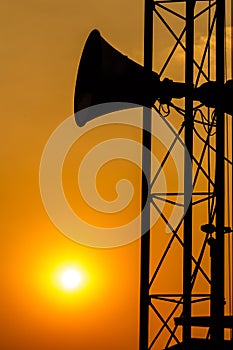 Loudspeaker and sunset