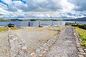 Lough Gill seen from Parke's Castle in County Leitrim, Ireland