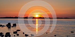 Lough Ree Sunset photo
