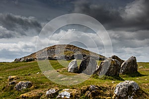 Loughcrew Cairns Historic Passage Tomb Relic near Oldcastle, County Meath, Ireland, Europe