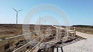 The Loughderryduff windfarm between Ardara and Portnoo in County Donegal - Ireland