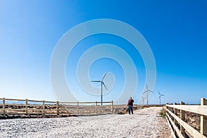 The Loughderryduff windfarm between Ardara and Portnoo in County Donegal - Ireland