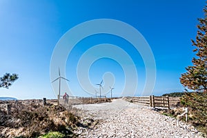 The Loughderryduff windfarm between Ardara and Portnoo in County Donegal - Ireland