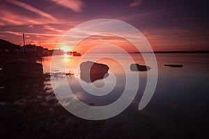 Loughor Estuary sunset