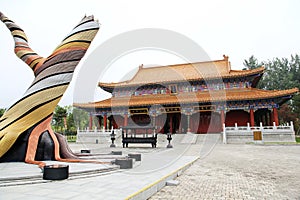 Louguantai Taoist Cultural Park in Xian city