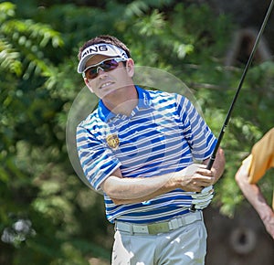 Louis Oosthuizen at the 2011 US Open