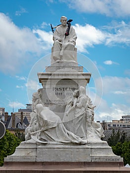Louis Pasteur statue in Paris
