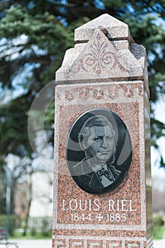Louis Riel headstone photo