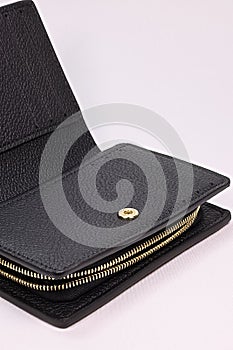 Louis Vuitton UNISEX Black leather wallet