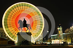 Louis XIV in Lyon - France photo