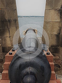 Louisbourg Canon - Cape Breton - Canada photo