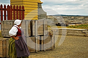 Louisbourg Lady photo