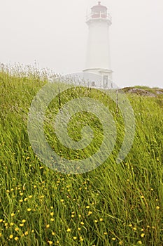 Louisbourg Lighthousein Nova Scotia