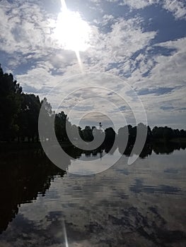 LOUISIANA BAYOUS and BRIGHT BLUE SKYS