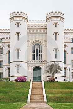 Louisiana`s Old State Capitol, in Baton Rouge, Louisiana photo