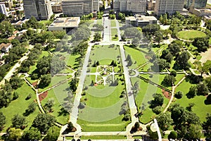 Louisiana State Capital Building Lawn