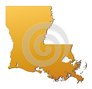 Louisiana (USA) map