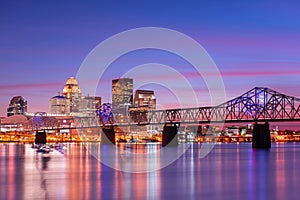 Louisville, Kentucky, USA Skyline on the River