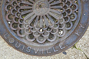 Louisville - manhole cover