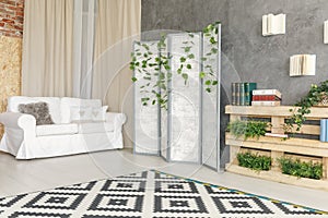 Lounge in garden style