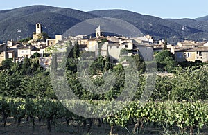 Lourmarin, a typical small village of Provence, southern France