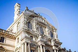 Louvre Museum detail, Paris