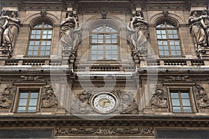 Louvre Museum in Paris, France.