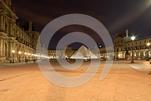 The Louvre Palace (by night), France