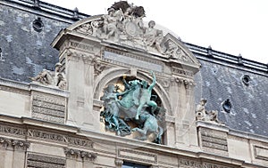 The Louvre was once a palace and is now a museum