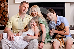 Lovable family of five photo
