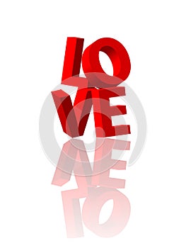 Love 3d text #2