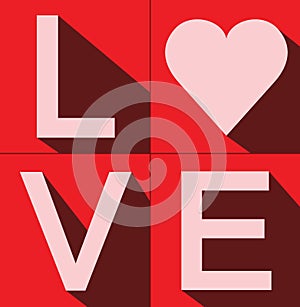 Love abstract background