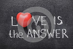 Love is the answer