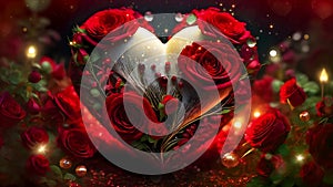 Love background ,Valentine background, Romantic background, hearts, wallpaper love animation, abstract hearts