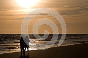 Love in a beach